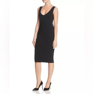 NWT Elizabeth and James Selby Scuba Dress Black Size Medium